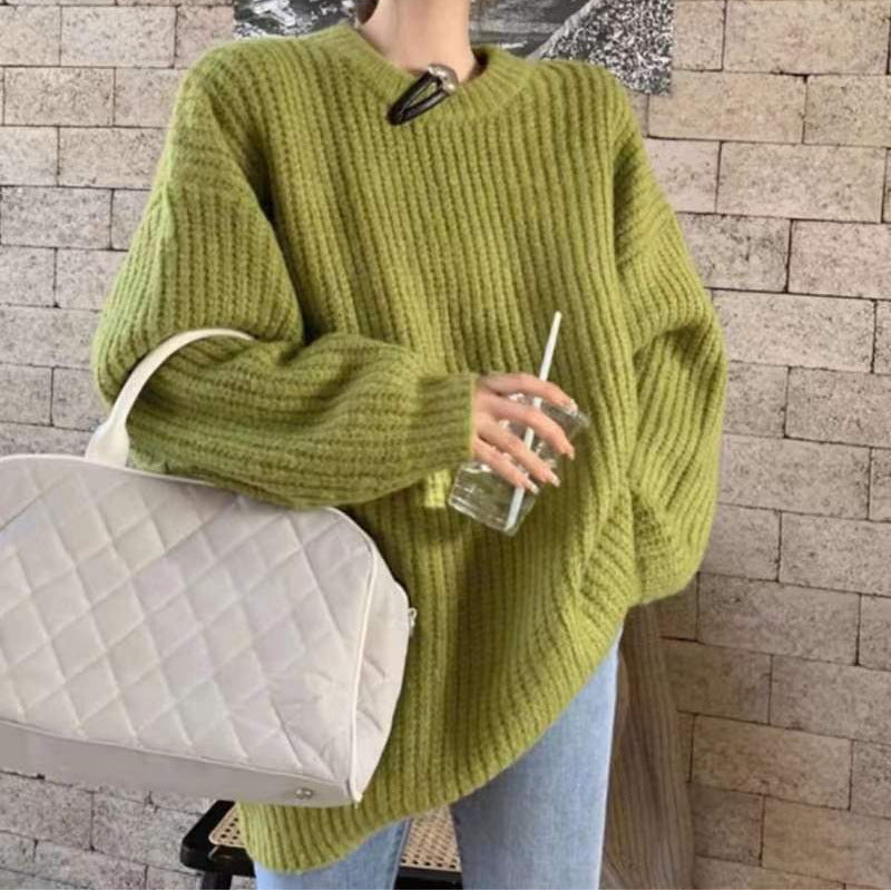 Retro Korean Style Loose-fitting Coat Top