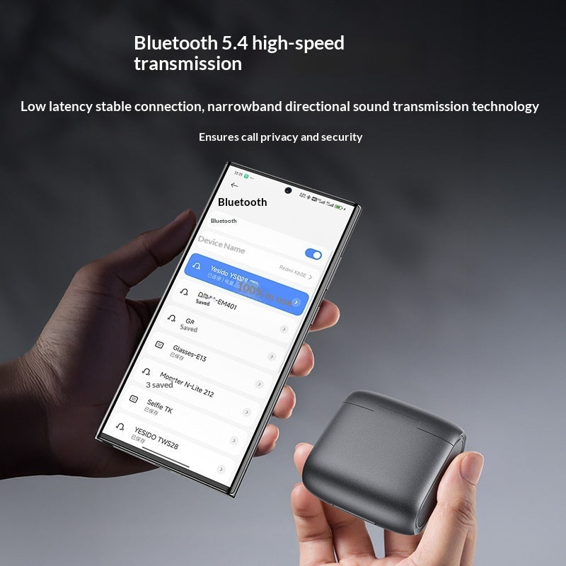 Long-lasting Over-ear Noise-canceling Wireless Bluetooth Earbuds